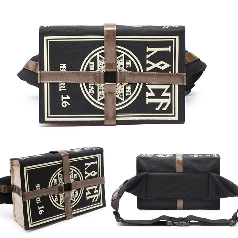 Picture of Animation Peripheral Backpack Heretic Judge Fire Magic Book Messenger Bag Fff Group Prop Bag Cos Student School Bag