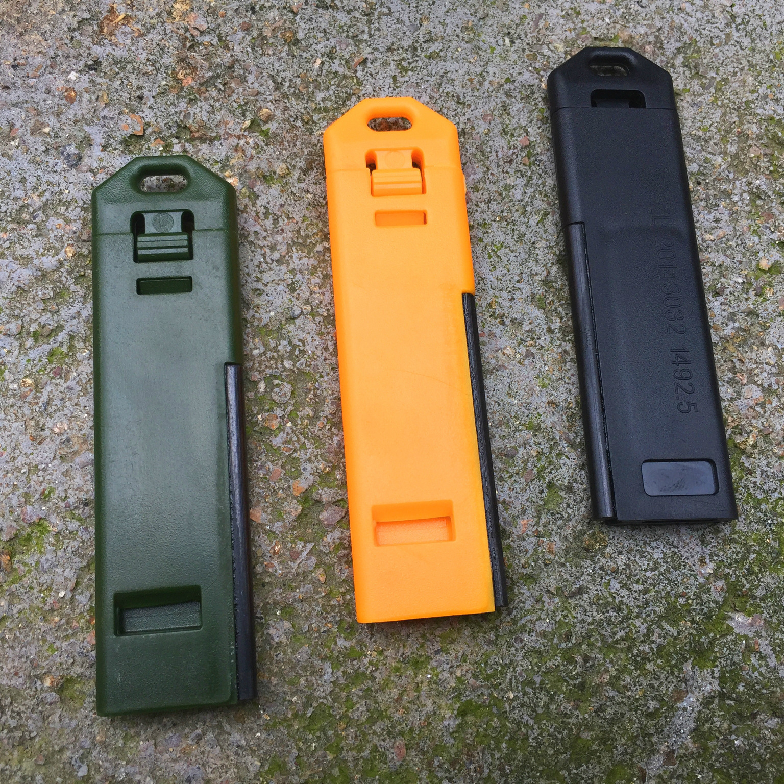 3 in 1 whistle flint portable outdoor survival whistle multifunctional flint fire stick flat whistle