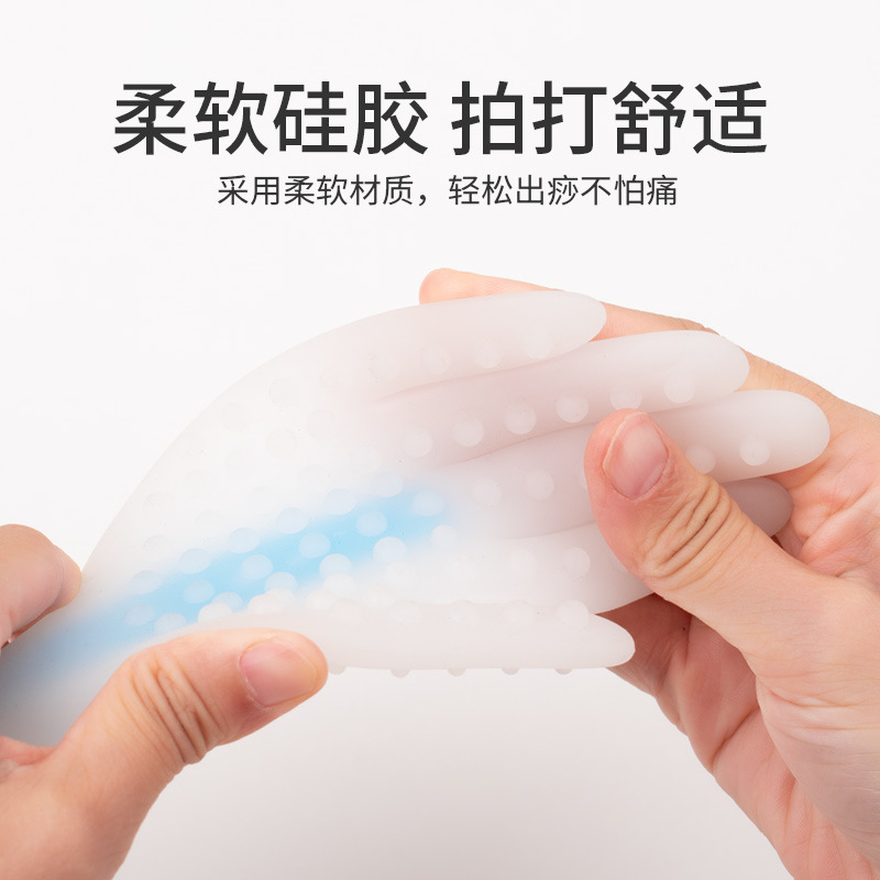 Picture of The New lengthened and enlarged five-finger Pat silicone Pat health health Pat massage Pat stick pat on the plate