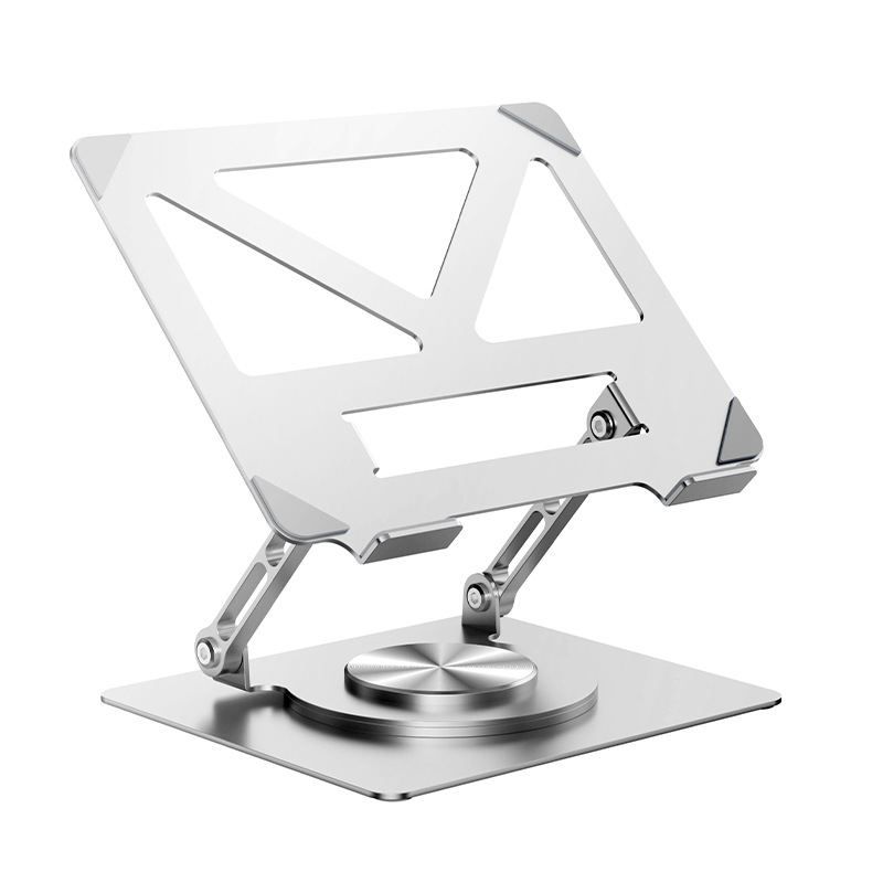 Picture of Rotating Laptop Stand Vertical Desktop Elevating Hollow Cooling Lifting Folding Metal Laptop Stand