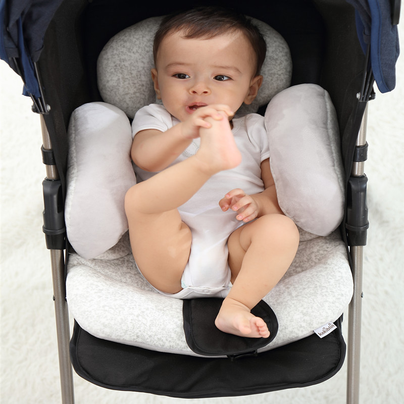 Baby Stroller Protective Pad Spandex Super Soft Car Seat Cushion Head Protection Double-Sided Protective Pillow Sleeping Pad Wholesale