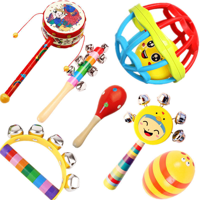 Picture of Newborn Baby Toy Puzzle Hand Grab Rattle 3 to 6-12 Months Baby Boys and Girls 0-1 Years Old Grab Rattle