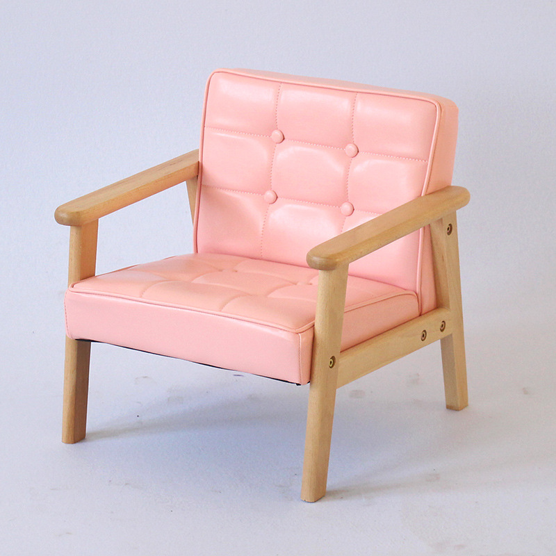 Picture of Children's Room Wooden Infant Garden Cute Reading Corner Photography Small Sofa Baby Stool Training Course Seat Mini