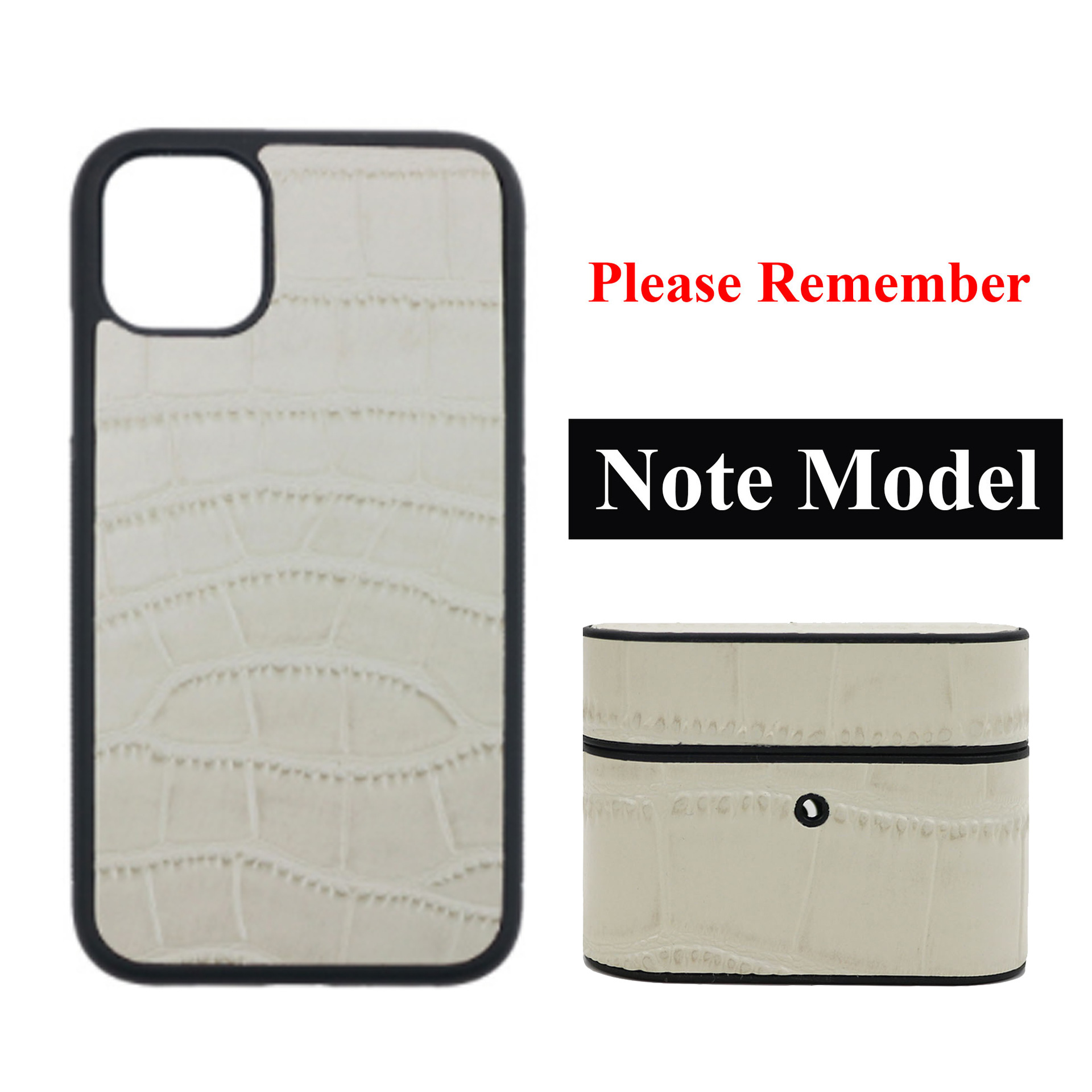 Picture of Crocodile Pattern Leather Set Airpods Bluetooth Headset Protective Case Drop-resistant Apple Phone Case Iphone11-15