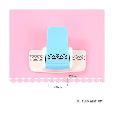 Picture of Embossing device kindergarten children DIY making tool printing machine edge pattern hollow edge beating device toy