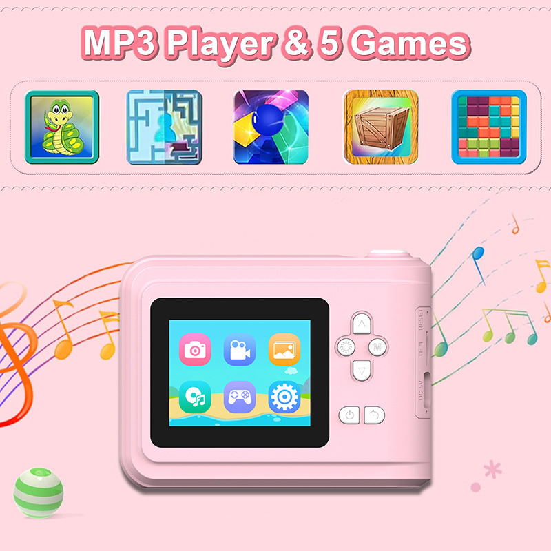 Picture of Cross-border New-style Children's Printing Camera on behalf of the New-style Shooting and Printing Photo Video Game Multi-function