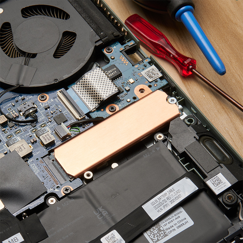 Picture of Hanche Notebook Heat Sink 2242 M.2SSD Copper Heat Sink Vest 2280 Solid State Drive Heat Sink 2230