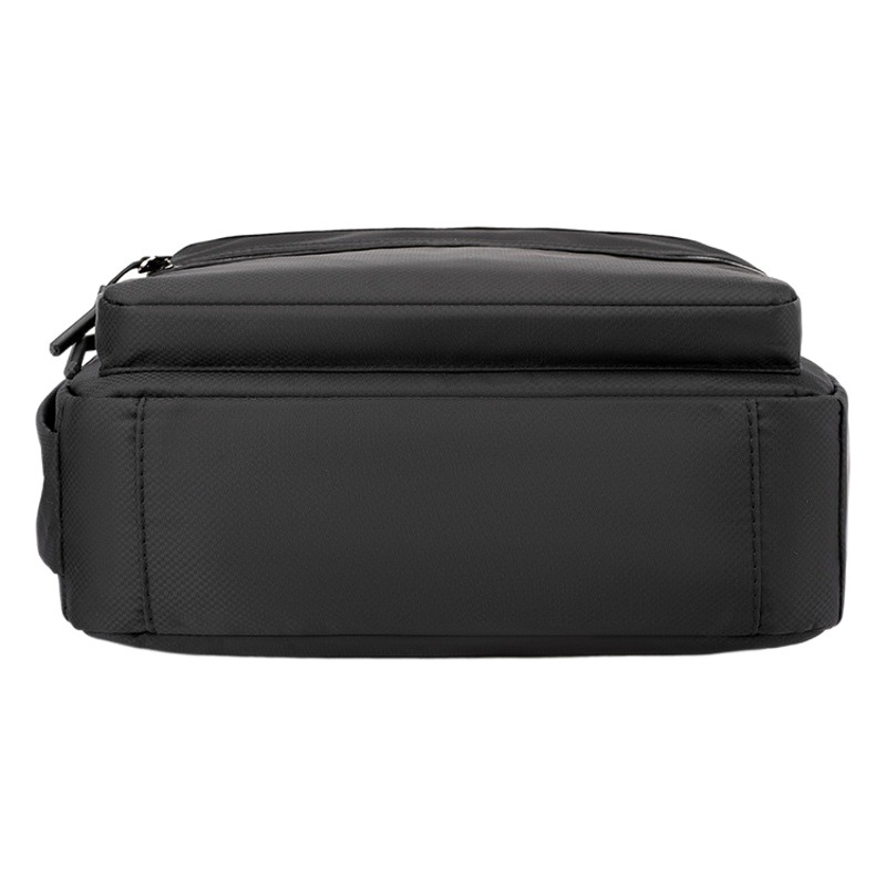 Waterproof nylon cloth bag fashionable multi-compartment backpack business casual men's shoulder bag trendy commuter messenger bag