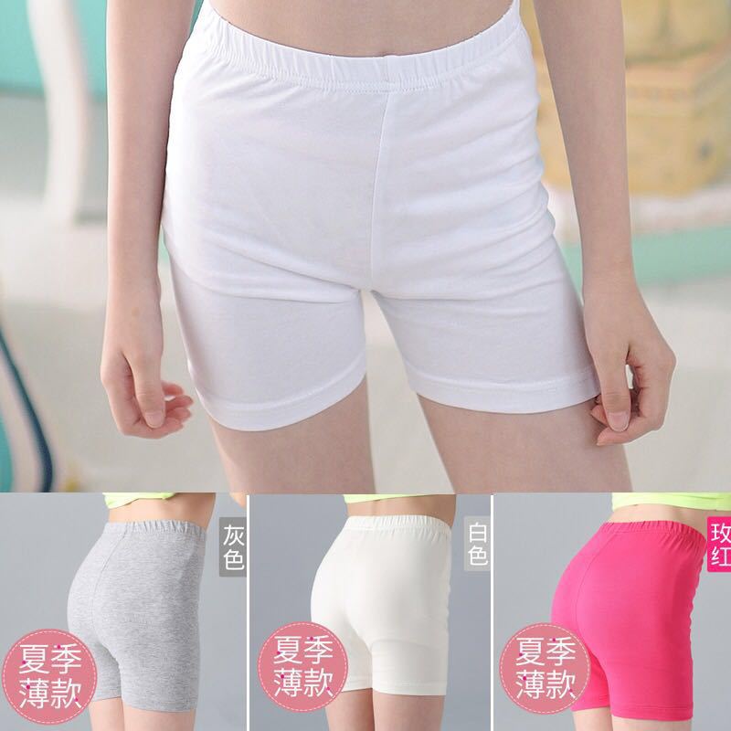 Summer New Girls' Safety Pants Children's Anti-slip Shorts Little Girls' Insurance Pants Baby's Boxer Panties