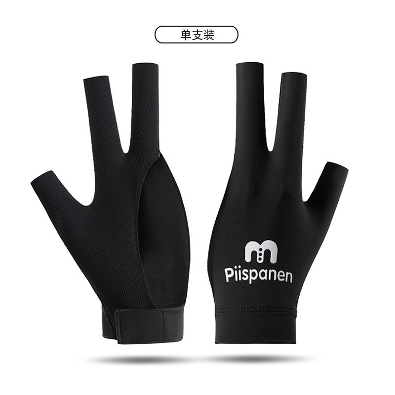 Picture of Billiards Gloves Professional Snooker Men's Three-Finger Full-Finger Ice Silk Breathable Non-Slip Left-Hand Single Pool Gloves Women