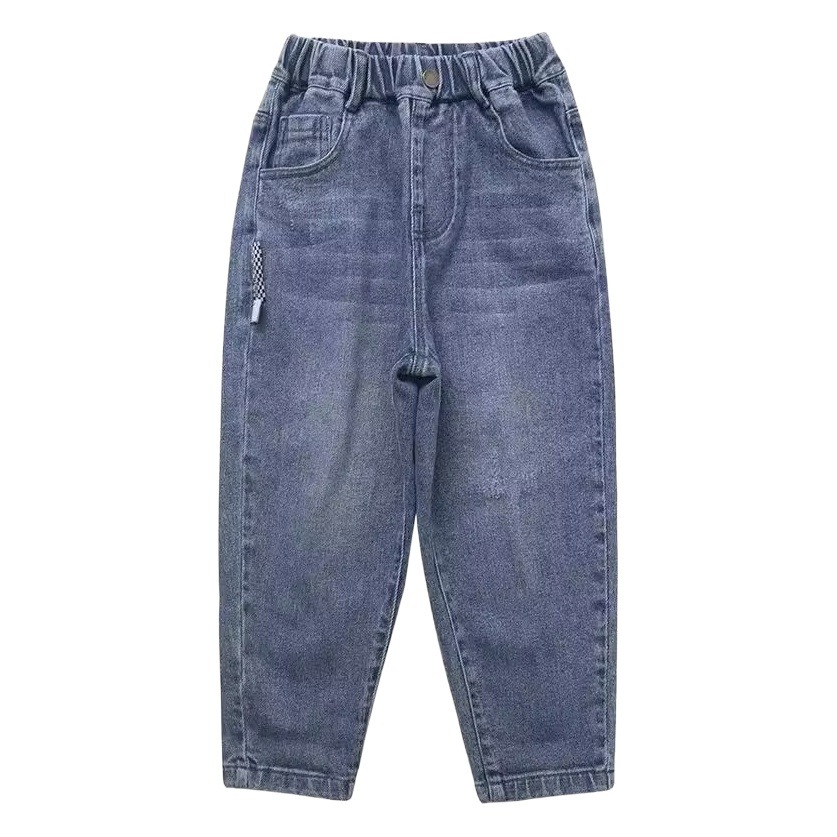 Boys Jeans 2023 Spring and Summer New Summer Middle and Big Boys Pants Boys Fashion All-match Jeans