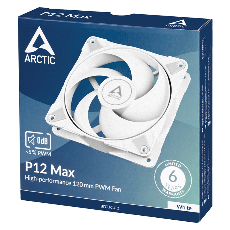 Picture of Arctic P12 MAX fan 12CM computer desktop computer chassis CPU cooling fan temperature control mute