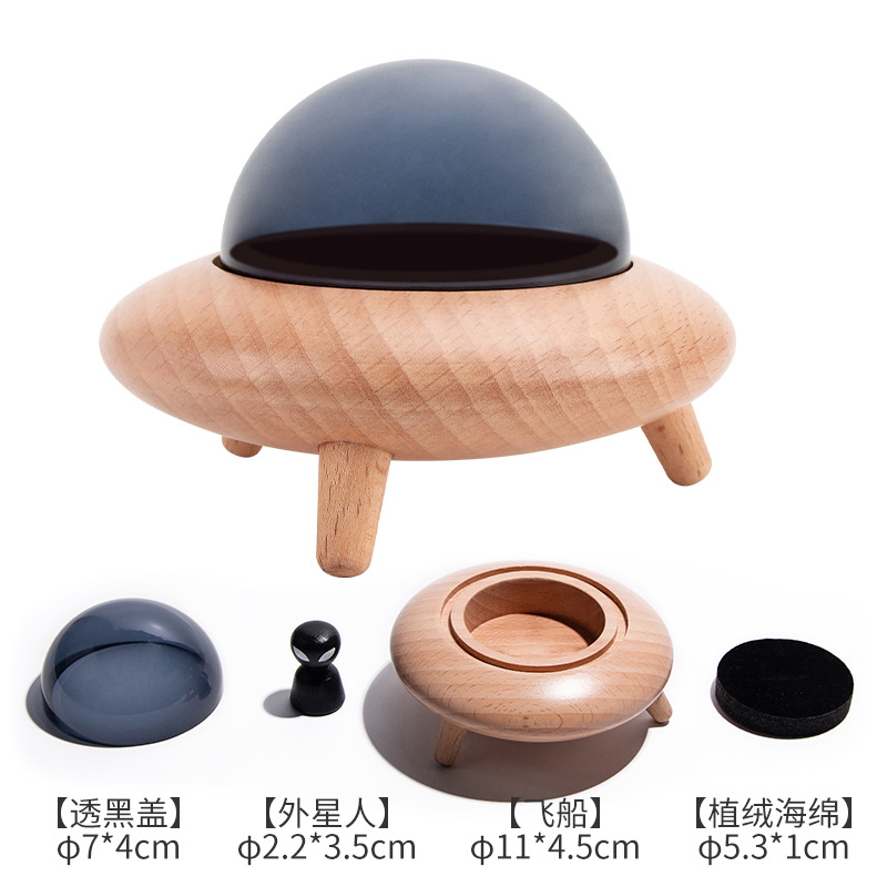 Picture of Wooden Children's Deciduous Teeth Box 1-3-5 Years Old and a Half Baby's Fairy Hair Deciduous Teeth Storage Box One Year Old Memorial Umbilical Cord Collection Box