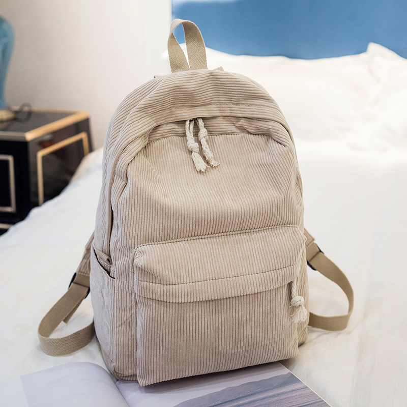 Picture of Schoolbag Women's Korean-style Harajuku ulzzang All-match High School Students Personalized Velvet College Style Backpack Women's Backpack