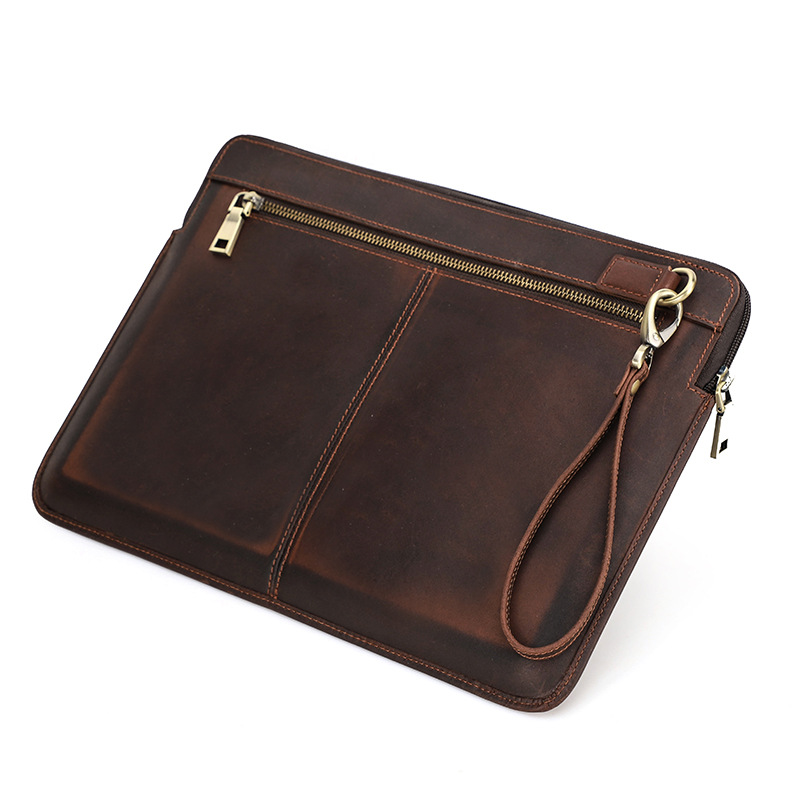Picture of Suitable for new macbookpro14 protective case genuine leather apple laptop cowhide liner bag wholesale