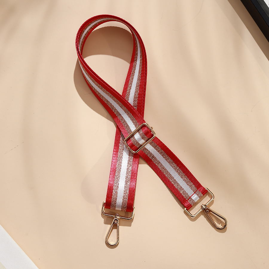 Picture of Bag shoulder strap crossbody bag with adjustable widened shoulder strap gold silk Women's bag with 3.8cm width
