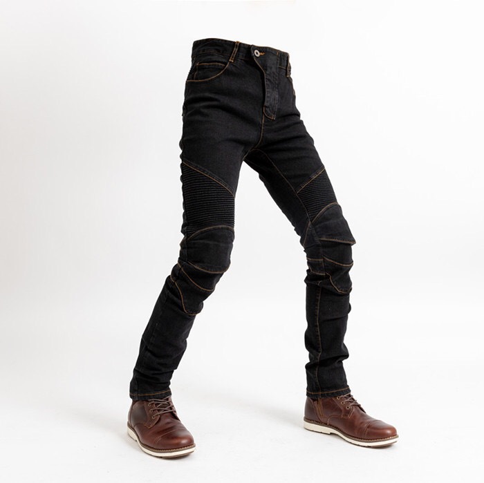 Picture of Motorcycle Spring and Summer New Style Riding Pants with Lid Four Seasons Anti-Shatter Motorcycle Jeans Men's and Women's Slim-Fit Racing Pants Upgrade