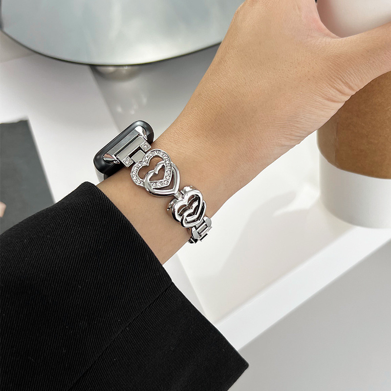 Picture of For Huawei bracelet 10/9/8/7 strap nfc version glory 6/7 wristband metal bracelet love ins summer