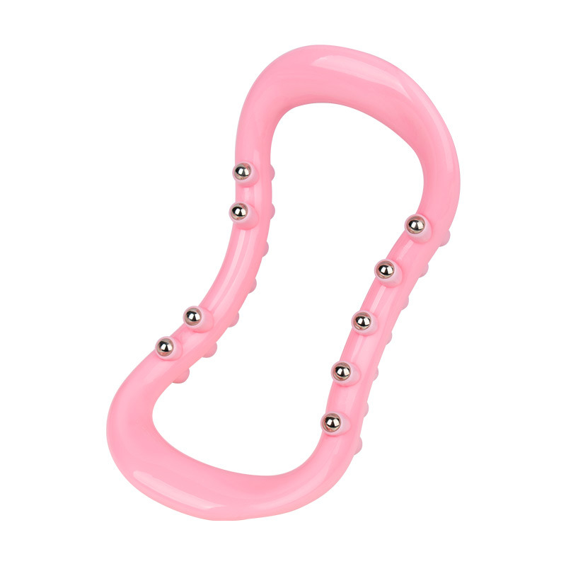 Picture of Yoga Massager Pull Back Ring Yoga Ring Open Back Massage Yoga Ring Magic Ring Bump Open Shoulder Steel Ball Yoga Ring