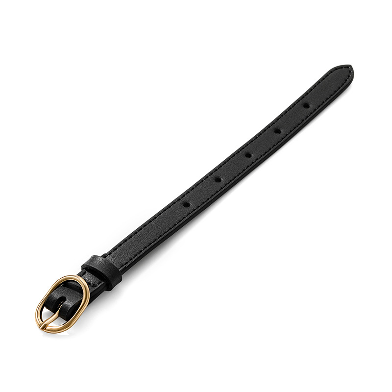Picture of D-84 suitable for bag extension strap modification plain black extension with two-layer cowhide shoulder strap accessories single buy