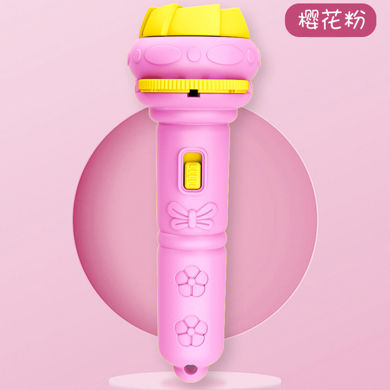 Picture of Cross-border children's projection flashlight mini cartoon pattern slide luminous toy gift baby six one gift