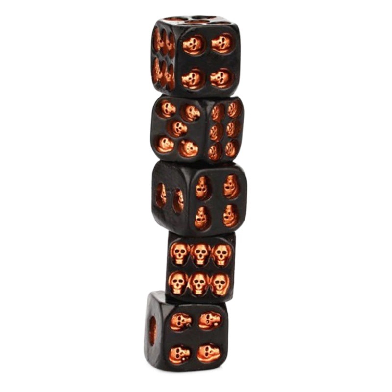 Black Skull Dice Game New Strange Casual Toys Creative Festival Party Funny Carnival Bar Wine Utensils