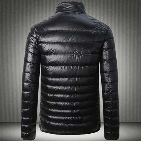 Picture of New Light Down Cotton-padded Jacket Men's Short Vertical Collar Jacket Young Men's Thin Down Cotton-padded Jacket