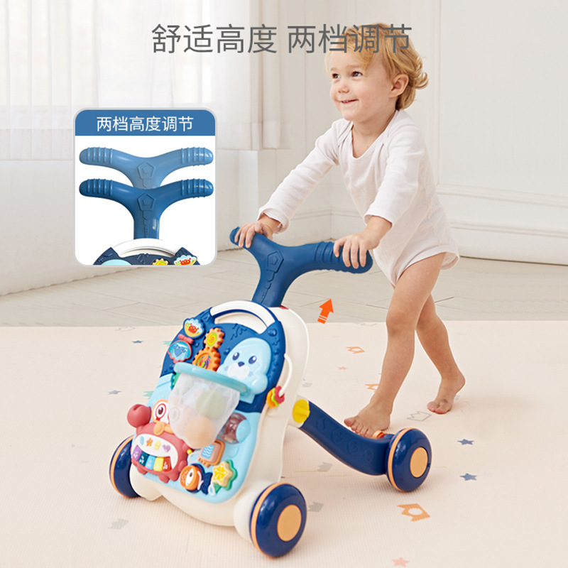[] Baby Walker 1 Baby Stroller Kidsren's Multi-Functional Walker Anti-Rollover to Prevent O-Legs
