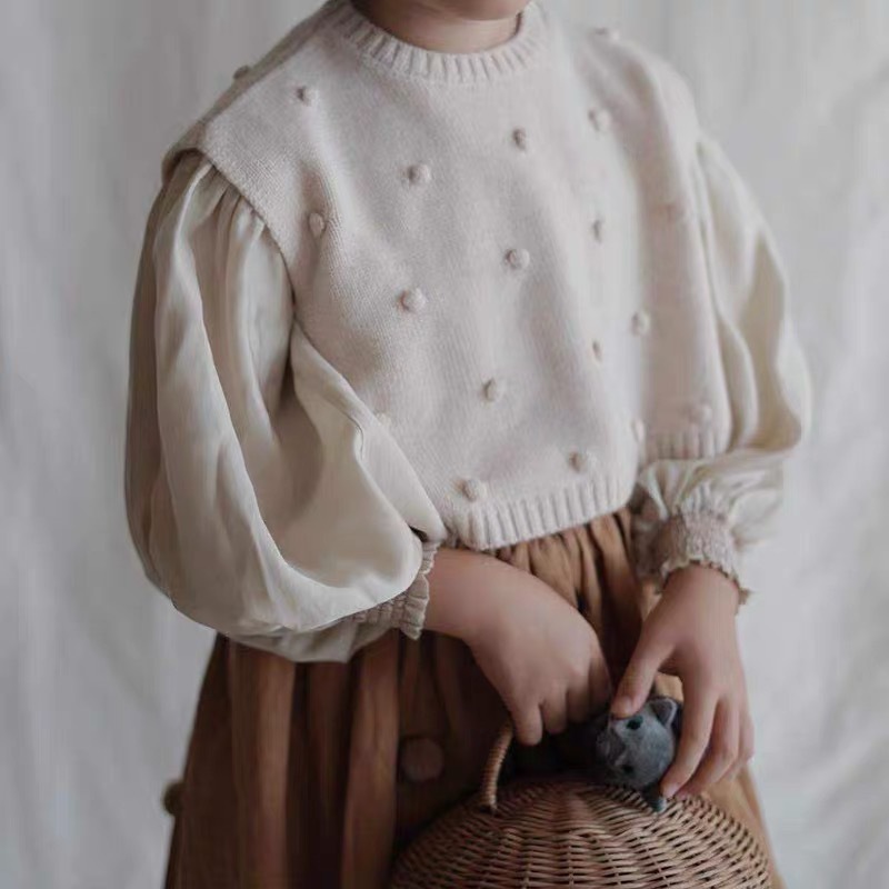 Picture of [Clearance] Girl's Wool Vest Shawl