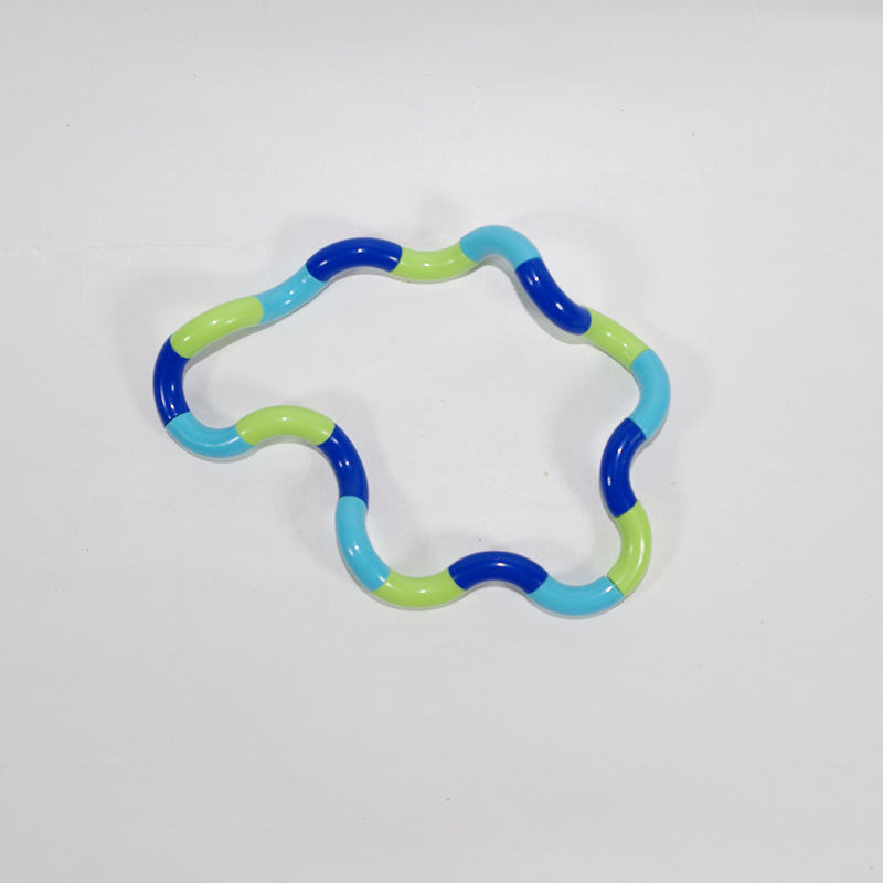 Picture of Creative Decompression Macaron Finger Infinite Rubik's Cube 18 Section Deformation Twist Rope Variables Twist Pocket Toy