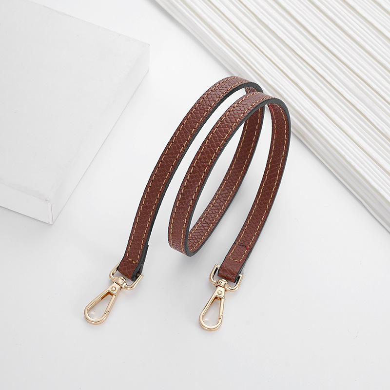 Picture of Xin Jade Carpenter Punch-Free Head Layer Cowhide Longxiang Mini Dumpling Bag Shoulder Strap Underarm Bag Transformation Shoulder Bag Strap Accessories