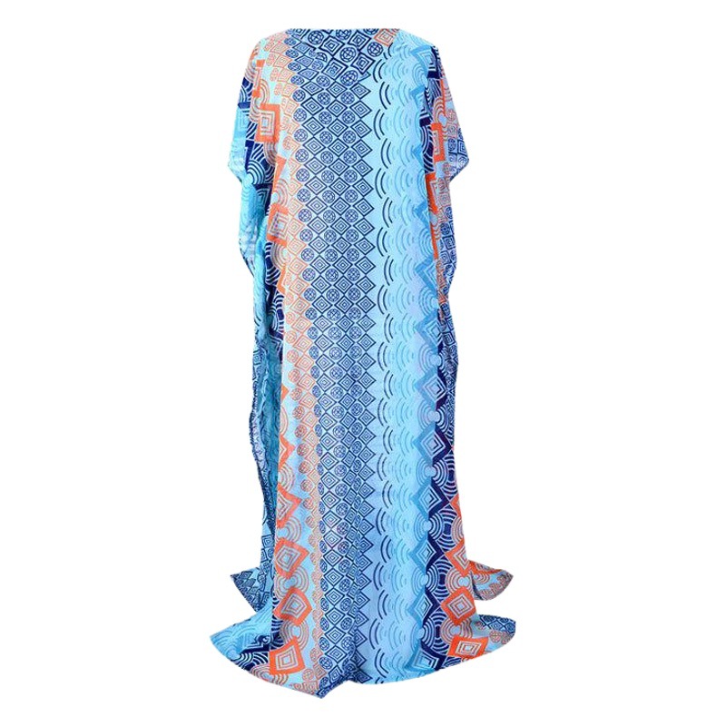 2016 New Seaside Vacation European and American Chiffon Long Dress Turkey Long Robe Style Large Size Beach Dress Women's Dress