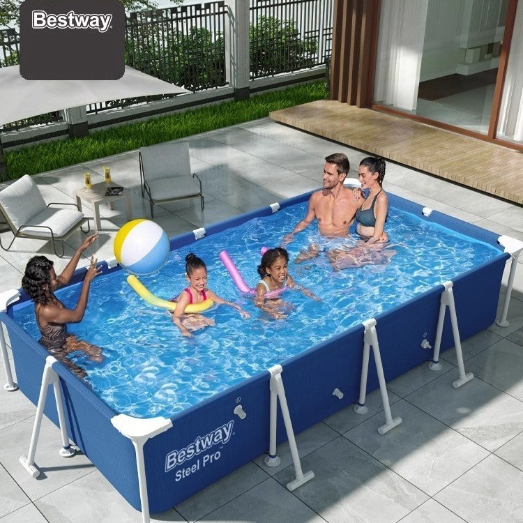 Picture of Oversized children's inflatable bracket swimming pool household children's family fish pond large adult thickened swimming pool