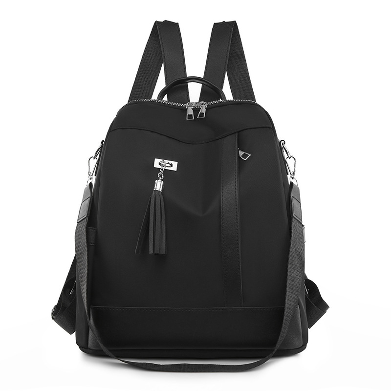 Picture of 2023 New Oxford Cloth Backpack Women's Lightweight All-match Tassel Backpack Daily Leisure Travel Bag
