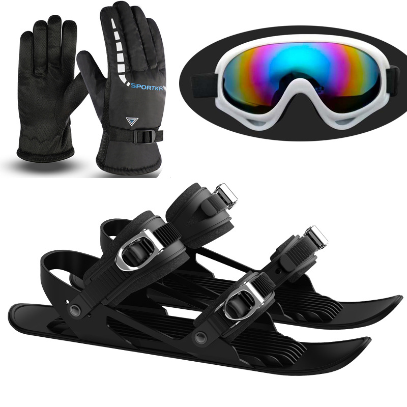 Picture of Ski Shoes Kidsren's Ski Shoes Miniskiskates Mini Outdoor Sports Snowboard Sled Playing in the Snow