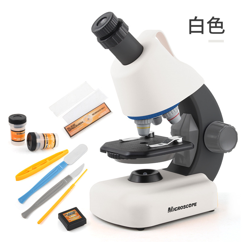 Picture of New Children's Microscope Telescope Toy Science Experiment Set Toy Primary School Student Microscope Toy