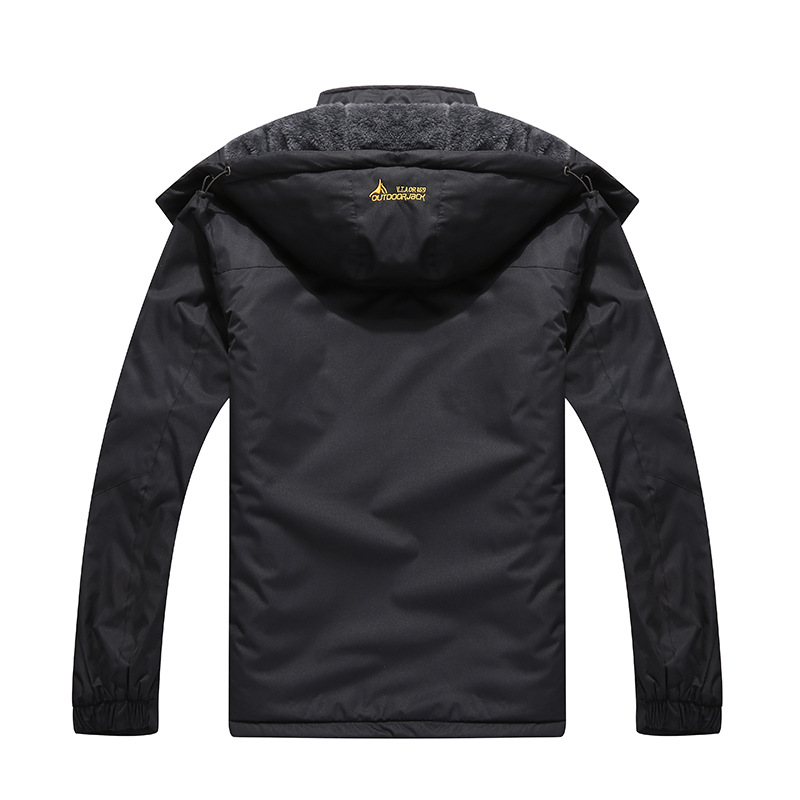 Picture of 2025 Amazon Outdoor Couple Jacket Large Size Velvet Thickened Windproof Mountaineering Cycling Warm Cotton Jacket