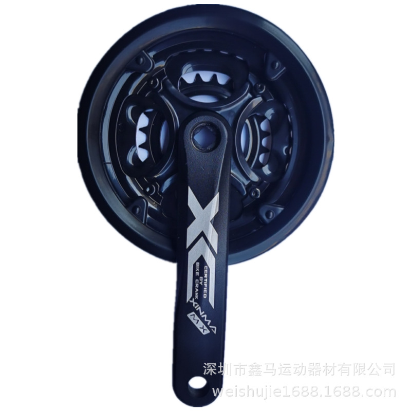 Picture of Mountain bike tooth plate mountain bike tooth plate 24*34*42T * 170 four-color optional color tooth plate with crank