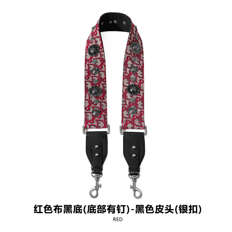 Picture of Mahuangshi MHS-F-66 Wide Bag with Canvas Shoulder Strap Shoulder Crossbody Cowhide Bag Accessories Bag Strap Comfortable D