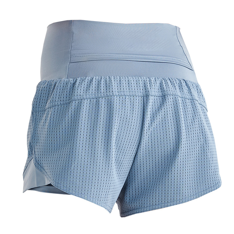 Picture of Summer Fake Two-piece Sports Shorts Women's Loose Quick-drying Running Fitness Pants Anti-light High Waist Yoga Pants Cross-Border
