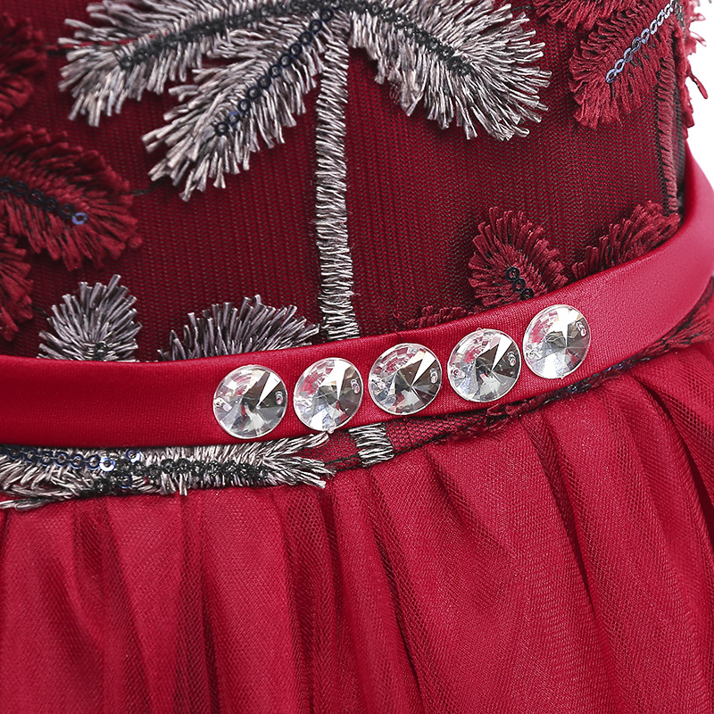 Picture of European and American children's clothing children's princess wedding dress dress flower girl dress Party Dresses Kids Dress