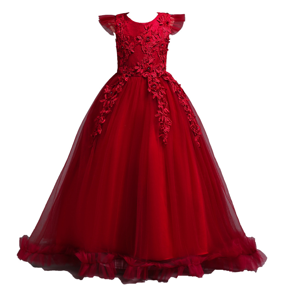 Picture of New Explosions Girls Dress children's Wedding Dress Flower Princess Dress Dress children's Dress children