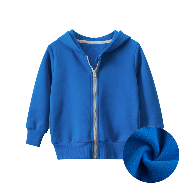 Picture of 27Kids Korean Style Kidsren's Clothing Autumn and Winter New Products 2024 Kidsren's Jacket Zipper Sweatshirt Fleece Baby Clothes Ins