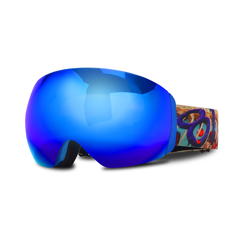 Picture of Factory in stock Cross-border Ski Goggles Large Spherical Adult Double Layer Lasting Anti-fog Ski Glasses Ski Equipment for Men and Women
