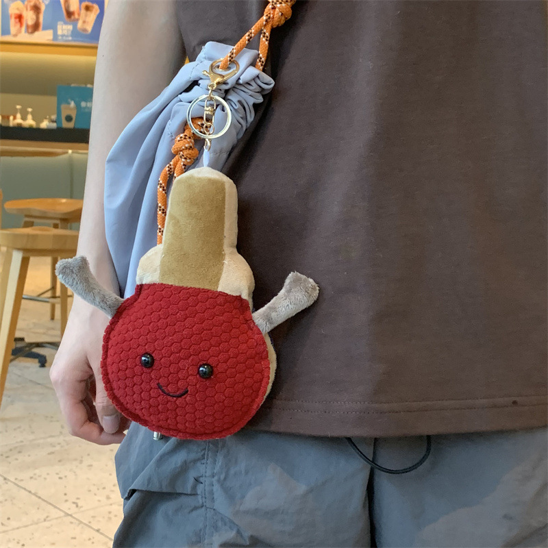 Picture of Cross-Border Basketball Pendant Football Volleyball Doll Pillow Simulation Badminton Doll Plush Pendant Creative Keychain