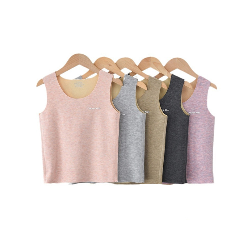Picture of Children's warm vest 2024 autumn and winter new German velvet small and medium-size children's close-fitting vest silk cashmere waistcoat in stock
