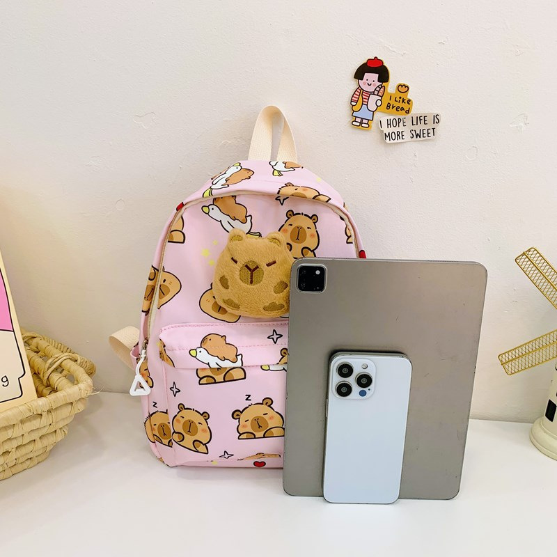 Picture of New Kapi Bala Children's Backpack Cute Cartoon Children's Backpack Kindergarten Junior Middle Class Boys and Girls Schoolbag