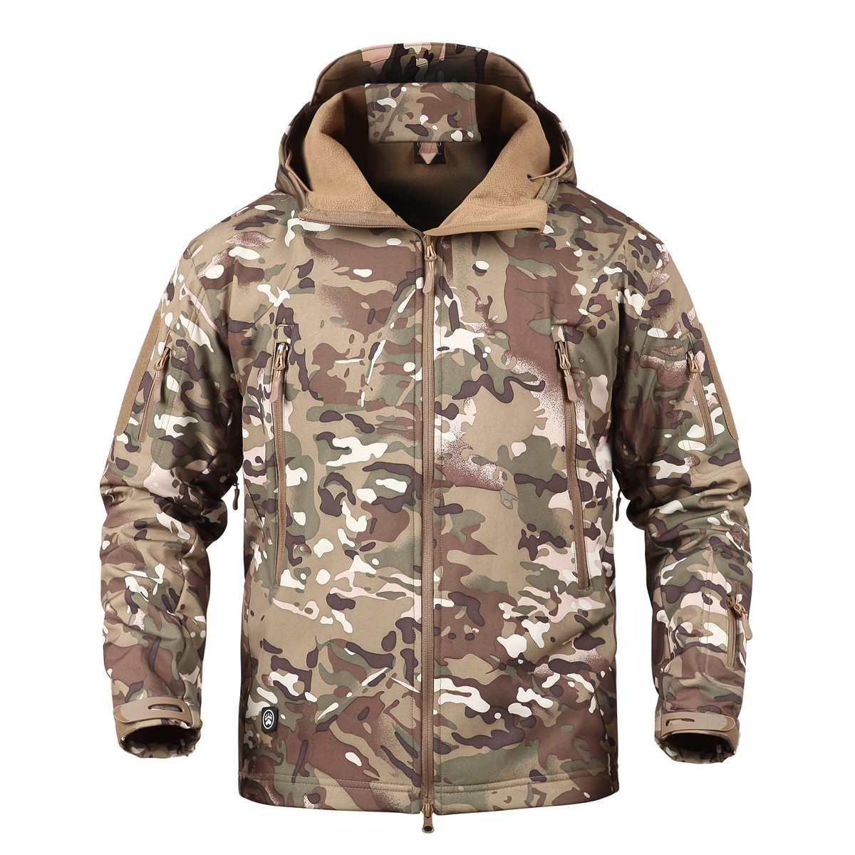 Picture of Shark skin soft shell assault coat size tactical military fans windproof warm outdoor mountaineering suit a generation of hair