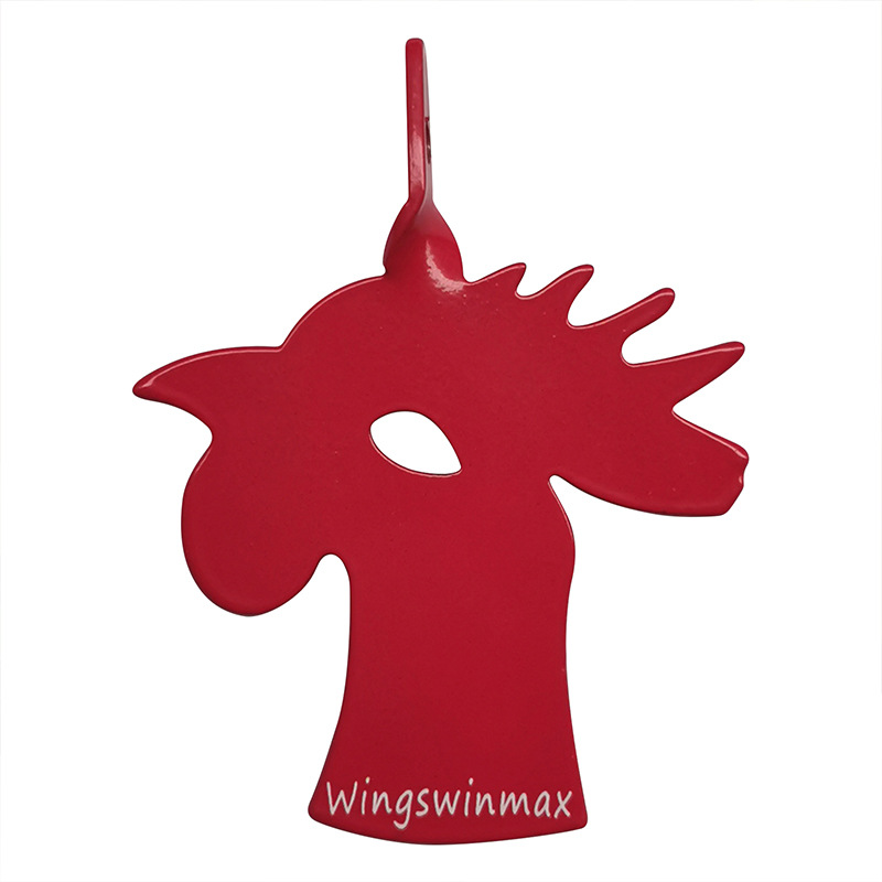Picture of Shooting practice double-sided target chicken head target portable durable hanging thick target metal shooting target shooting training target