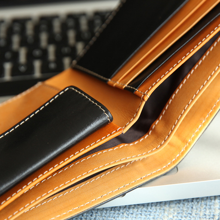 Picture of Cross-Border Exclusive 2025 New Genuine Leather Wallet Original Business Casual Short Men's Source Factory Ready Stock Change